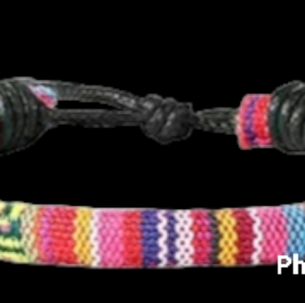 BRAIDED LEATHER & BEAD BRACELET--Made of Pure Hand-made Braided Leather,Rope